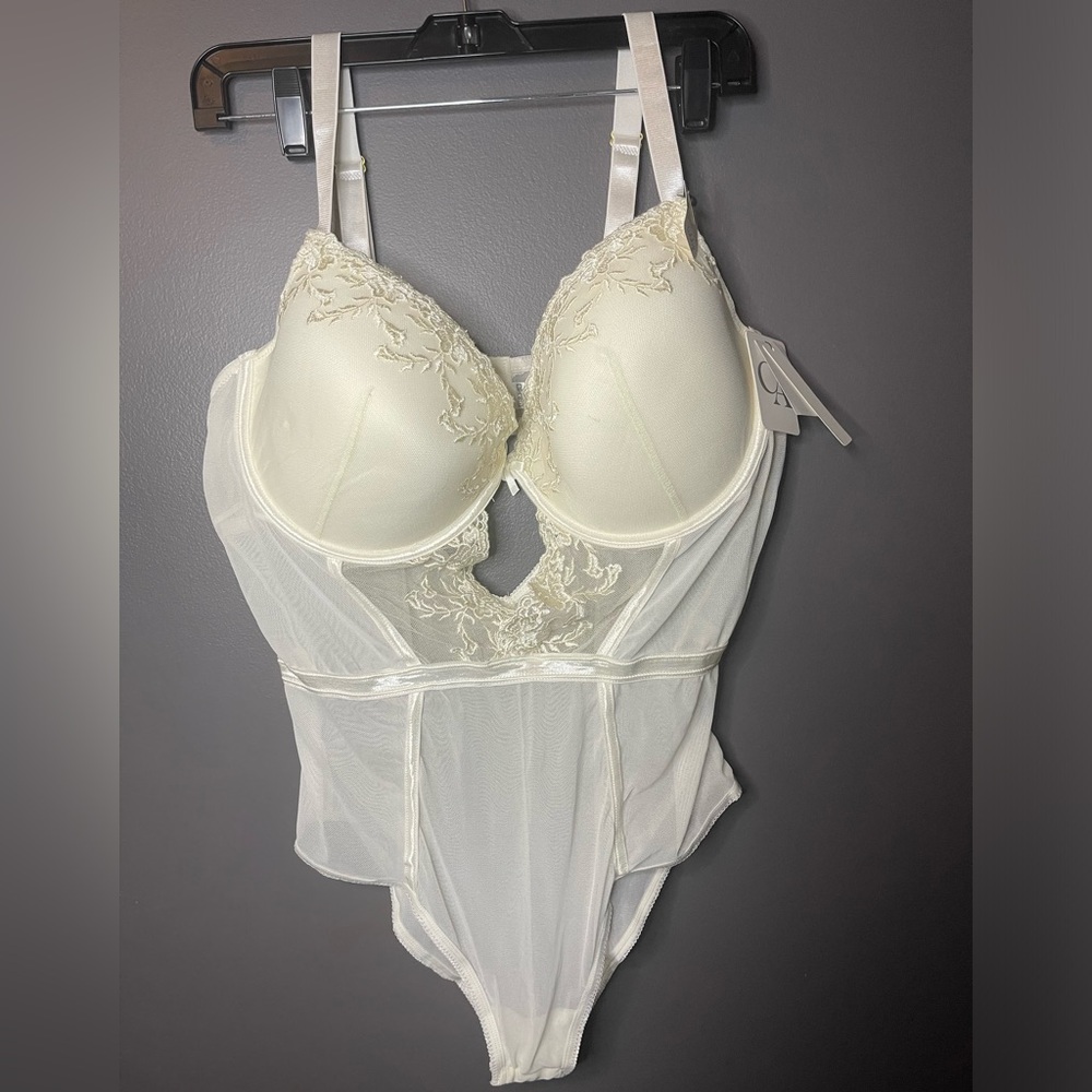 NWT push up teddy bodysuit 2X